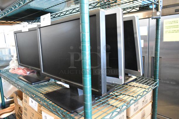 3 Various Computer Monitors Including Dell E1912Hc, 2 HP Le1711. 3 Times Your Bid! - Image 1 of 7