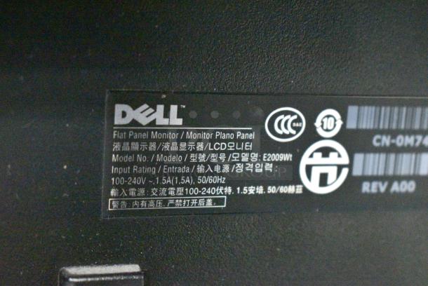 3 Various Computer Monitors Including Dell E1912Hc, Dell E2009Wt, HP LE1711. 3 Times Your Bid! - Image 5 of 7