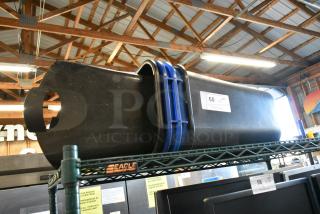 4 Various Poly Trash Cans. 4 Times Your Bid!