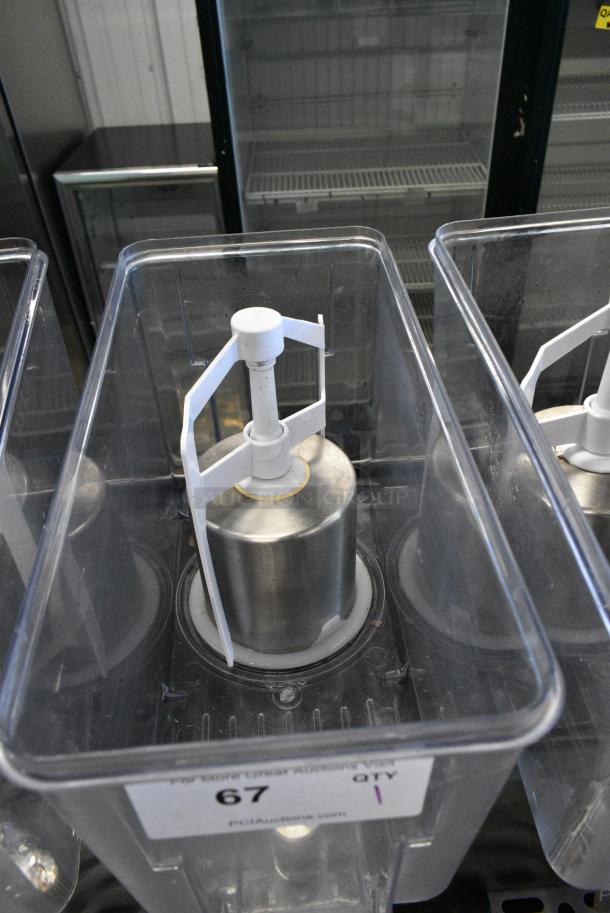 Vevor YSJ12X3 Stainless Steel Commercial Countertop 3 Hopper Refrigerated Beverage Machine. 115 Volts, 1 Phase . Tested and Working! - Image 6 of 8