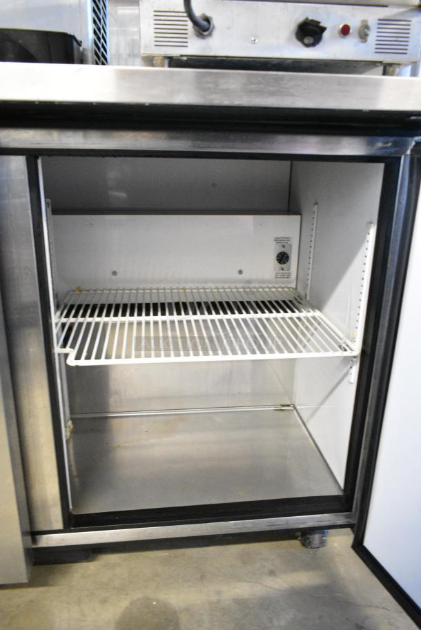 True TUC-48 Stainless Steel Commercial 2 Door Undercounter Cooler on Commercial Casters. 115 Volts, 1 Phase . Tested and Working! - Image 4 of 6