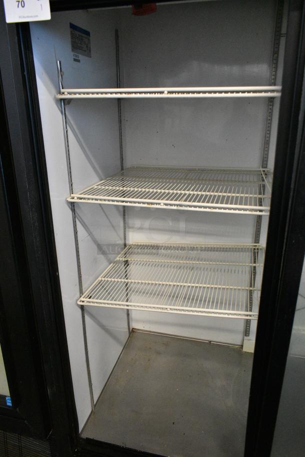 Beverage Air MT45 Metal Commercial 2 Door Reach In Cooler Merchandiser w/ Poly Coated Racks. 115 Volts, 1 Phase. Tested and Working! - Image 3 of 5