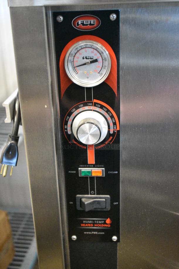 FWE P-72 Stainless Steel Commercial Heated Holding Cabinet on Commercial Casters. 120 Volts, 1 Phase. Tested and Working! - Image 4 of 9