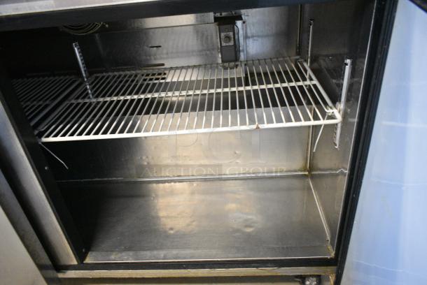 Turbo Air MUF-60 Stainless Steel Commercial 2 Door Undercounter Freezer on Commercial Casters. 115 Volts, 1 Phase. Tested and Working! - Image 5 of 6