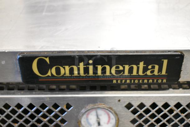 Continental Stainless Steel Commercial 4 Drawer Chef Base on Commercial Casters. 115 Volts, 1 Phase. Tested and Working! - Image 2 of 10