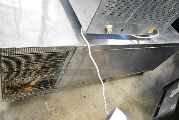 Continental Stainless Steel Commercial 4 Drawer Chef Base on Commercial Casters. 115 Volts, 1 Phase. Tested and Working! - Image 9 of 10