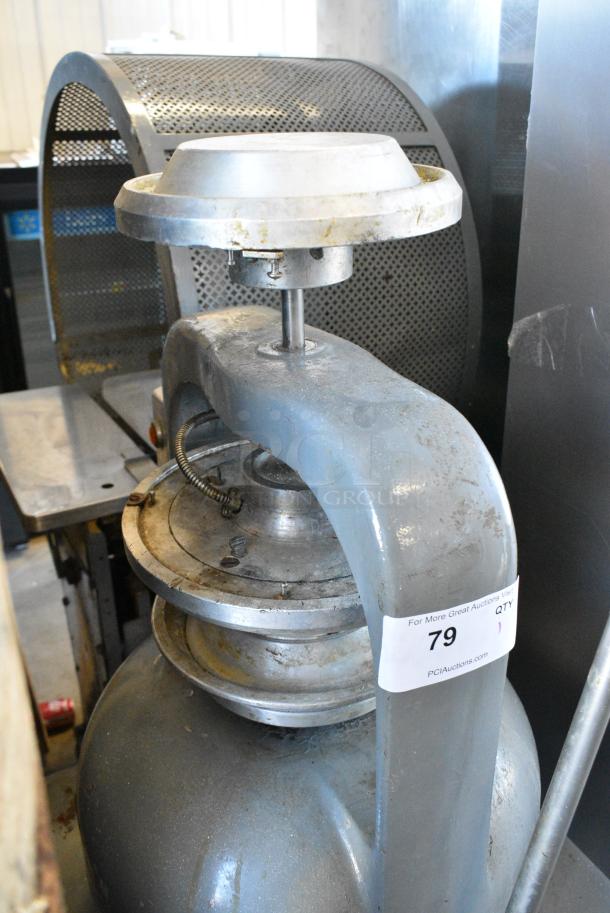 Metal Commercial Floor Style Pie Press. Tested and Powers On But Parts Do Not Move - Image 4 of 7