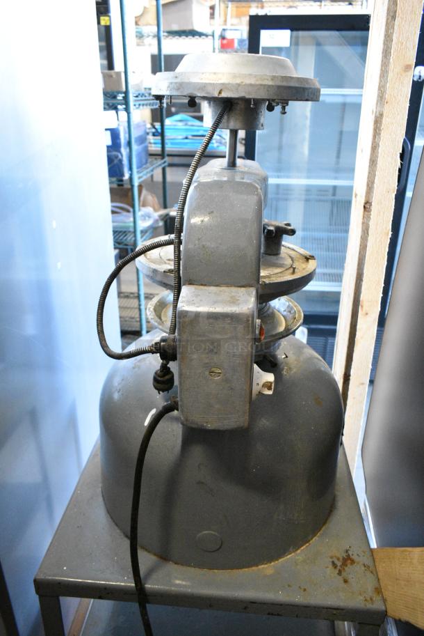 Metal Commercial Floor Style Pie Press. Tested and Powers On But Parts Do Not Move - Image 5 of 7