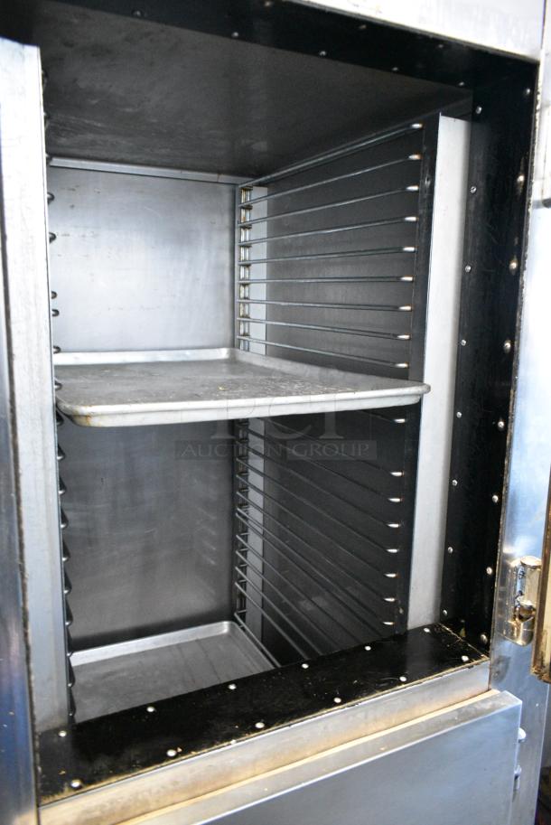 Traulsen Stainless Steel Commercial 4 Half Size Door Reach In. Cannot Test Due To Cut Power Cord - Image 5 of 6