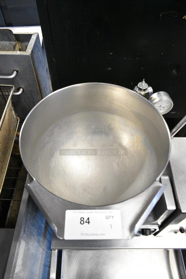 Groen TDB/4-20 Stainless Steel Commercial Electric Powered 20 Quart Tilting Steam Kettle on Stand. 208 Volts, 3 Phase. - Image 4 of 6