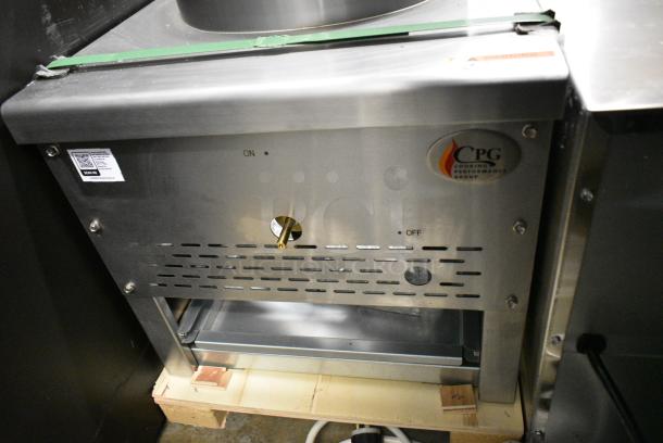 BRAND NEW SCRATCH AND DENT! Cooking Performance Group CPG 351WOKR13N Stainless Steel Commercial Single Burner Natural Gas Powered Wok Range. 95,000 BTU. - Image 4 of 5