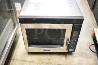 BRAND NEW SCRATCH AND DENT! 2024 Amana RC17S2 Stainless Steel Commercial Countertop Microwave Oven.