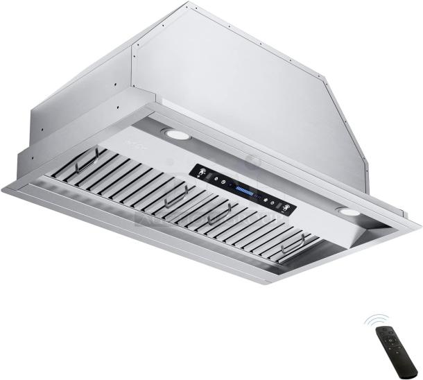 BRAND NEW SCRATCH AND DENT! Iktch IKB02 Stainless Steel Built-in/Insert Range Hoods 900 CFM Ducted / Ductless Kitchen Vent Hood - Image 1 of 3