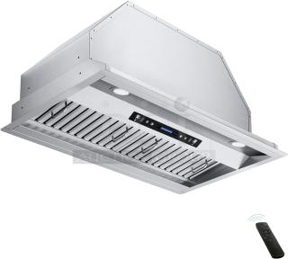 BRAND NEW SCRATCH AND DENT! Iktch IKB02 Stainless Steel Built-in/Insert Range Hoods 900 CFM Ducted / Ductless Kitchen Vent Hood