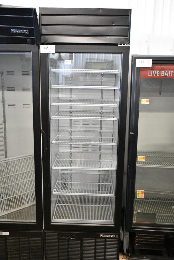 2019 Habco SE18HC Metal Commercial Single Door Reach In Cooler Merchandiser w/ Poly Coated Racks. 115 Volts, 1 Phase. Tested and Working! - Image 1 of 4