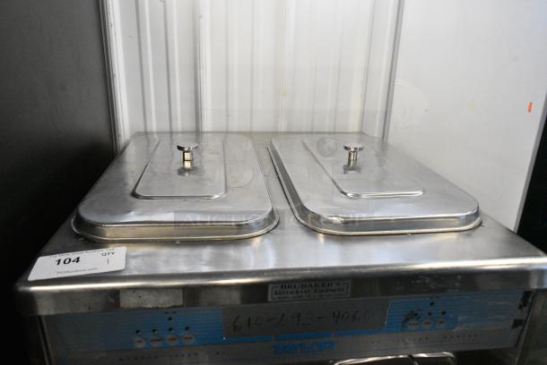 Taylor 755-27 Stainless Steel Commercial Floor Style 2 Flavor Soft Serve Ice Cream Machine on Commercial Casters. 208/240 Volts, 1 Phase. - Image 7 of 9