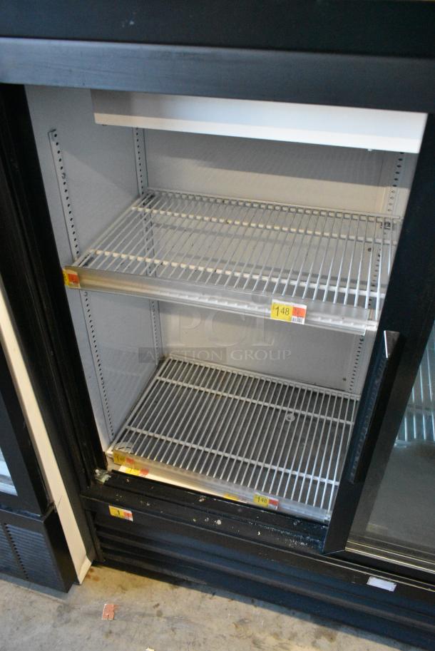2018 True GDM-41SL-48-HC-LD Metal Commercial 2 Door Reach In Cooler Merchandiser. 115 Volts, 1 Phase. Tested and Working! - Image 3 of 5