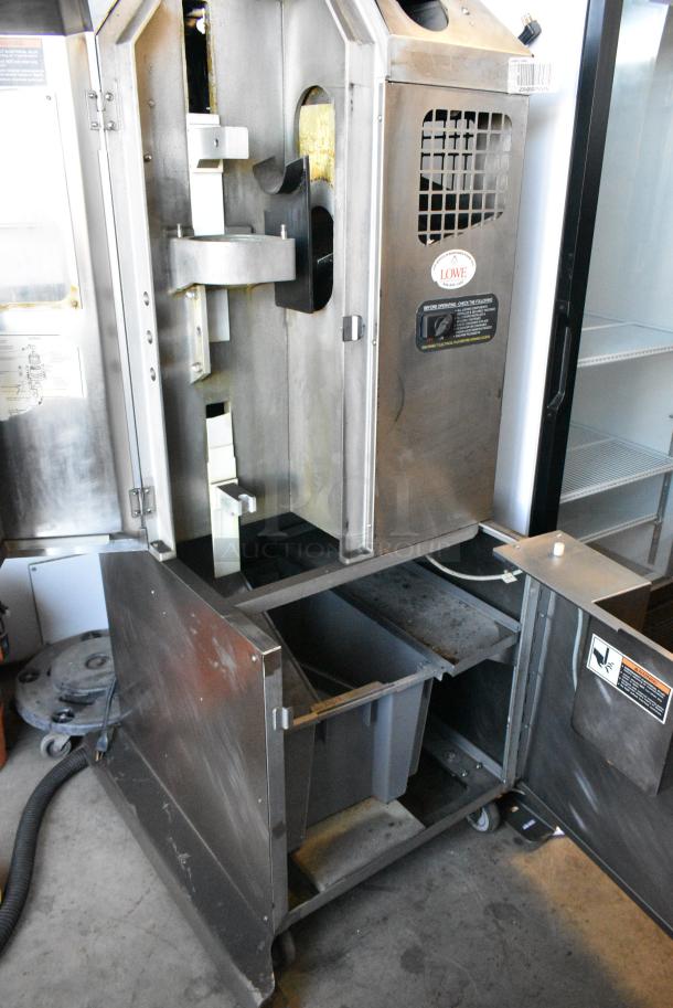 Fresh N Squeeze POS-1 Stainless Steel Commercial Floor Style Automatic Citrus Juicer on Commercial Casters. 120 Volts, 1 Phase. Tested and Working! - Image 3 of 6