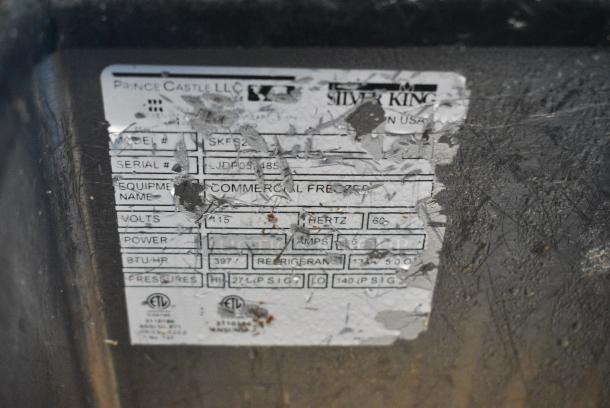 Silver King SKFS2 Stainless Steel Commercial Chest Freezer w/ Center Hinge Lid. 115 Volts, 1 Phase. Tested and Working! - Image 6 of 6
