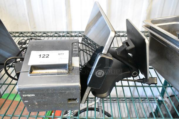 Toast POS Monitor w/ Epson M244A Receipt Printer and Toast Card Reader - Image 1 of 7