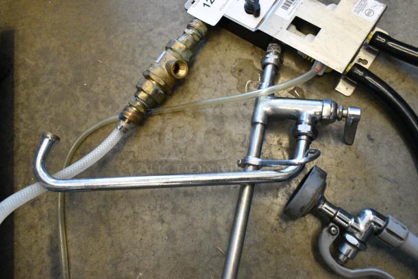 Metal Faucet w/ Spray Nozzle - Image 4 of 6