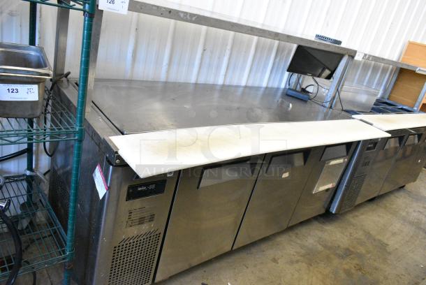 Turbo Air JBT-72 Stainless Steel Commercial Prep Table w/ Over Shelf and Toast Monitor on Commercial Casters. 115 Volts, 1 Phase. Tested and Working! - Image 1 of 12