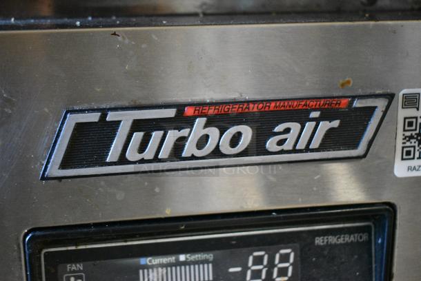 Turbo Air JBT-72 Stainless Steel Commercial Prep Table w/ Over Shelf and Toast Monitor on Commercial Casters. 115 Volts, 1 Phase. Tested and Working! - Image 3 of 12
