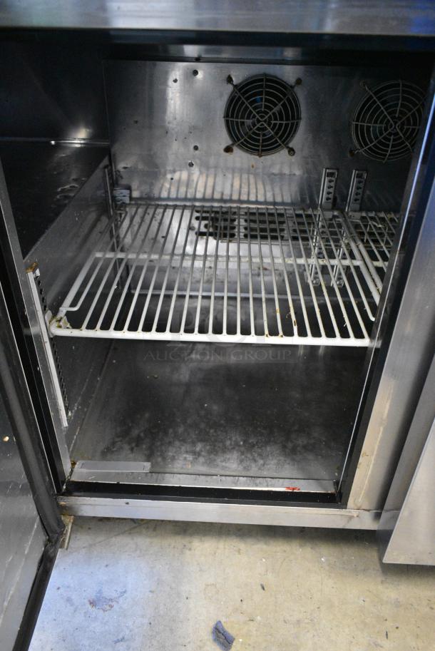 Turbo Air JBT-72 Stainless Steel Commercial Prep Table w/ Over Shelf and Toast Monitor on Commercial Casters. 115 Volts, 1 Phase. Tested and Working! - Image 6 of 12