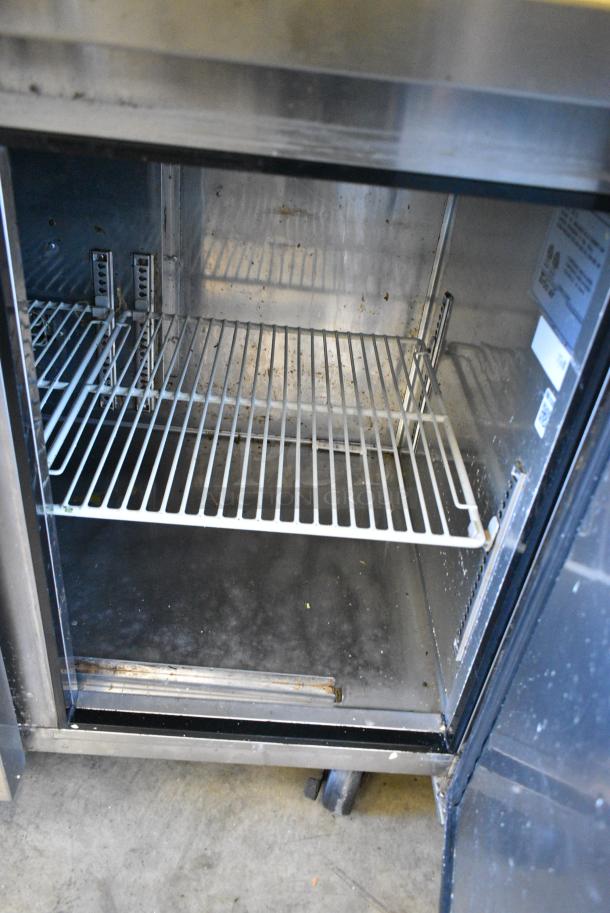 Turbo Air JBT-72 Stainless Steel Commercial Prep Table w/ Over Shelf and Toast Monitor on Commercial Casters. 115 Volts, 1 Phase. Tested and Working! - Image 8 of 12