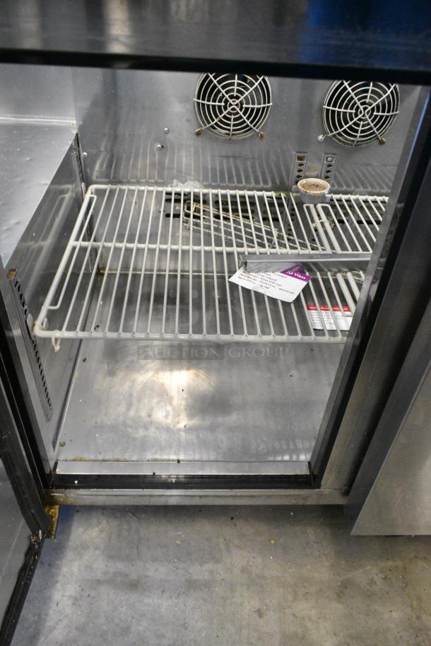 Turbo Air JBT-72 Stainless Steel Commercial Prep Table w/ Over Shelf on Commercial Casters. 115 Volts, 1 Phase. Tested and Working! - Image 4 of 8