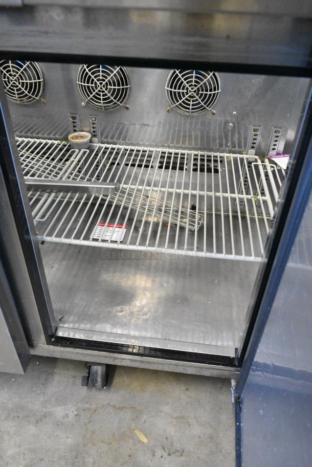 Turbo Air JBT-72 Stainless Steel Commercial Prep Table w/ Over Shelf on Commercial Casters. 115 Volts, 1 Phase. Tested and Working! - Image 5 of 8