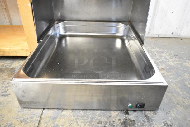 APW Wyott CFHS-21 Stainless Steel Commercial Countertop Fry Dumping Station. 120 Volts, 1 Phase. Tested and Working! - Image 4 of 5
