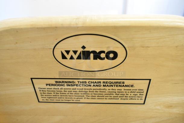 3 Winco Wooden High Chair. 3 Times Your Bid! - Image 4 of 4