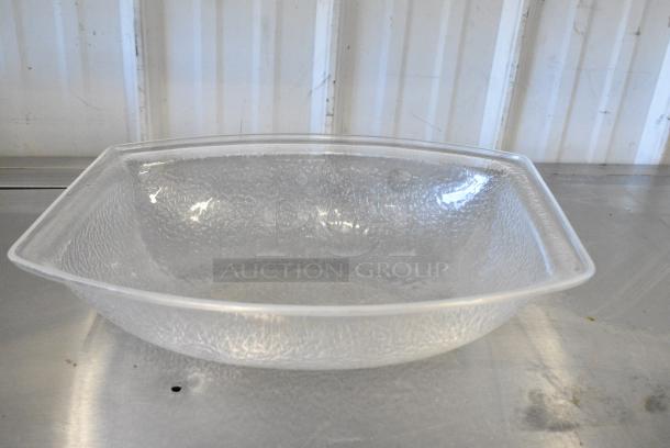 ALL ONE MONEY! Lot of Clear Bowls and Black Poly Utensils. - Image 2 of 4