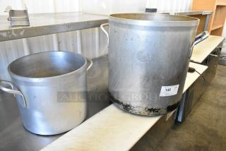 2 Metal Stock Pot. 2 Times Your Bid!