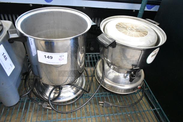 2 Various Percolating Urn. No Lids. 2 Times Your Bid! - Image 1 of 10