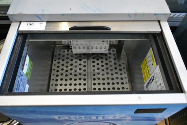 Fogel FROSTER-B-25-HC-US Stainless Steel Commercial Back Bar Bottle Cooler w/ Sliding Lid. 115 Volts, 1 Phase. Tested and Working! - Image 3 of 5