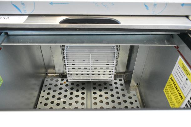 Fogel FROSTER-B-25-HC-US Stainless Steel Commercial Back Bar Bottle Cooler w/ Sliding Lid. 115 Volts, 1 Phase. Tested and Working! - Image 4 of 5