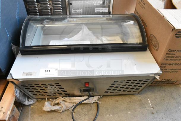 Marchia MTRS6 Stainless Steel Commercial Countertop Refrigerated Case. 110 Volts, 1 Phase. Tested and Working! - Image 2 of 9