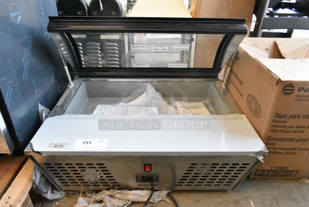 Marchia MTRS6 Stainless Steel Commercial Countertop Refrigerated Case. 110 Volts, 1 Phase. Tested and Working! - Image 5 of 9
