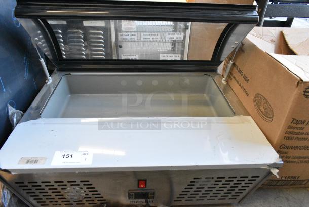 Marchia MTRS6 Stainless Steel Commercial Countertop Refrigerated Case. 110 Volts, 1 Phase. Tested and Working! - Image 7 of 9