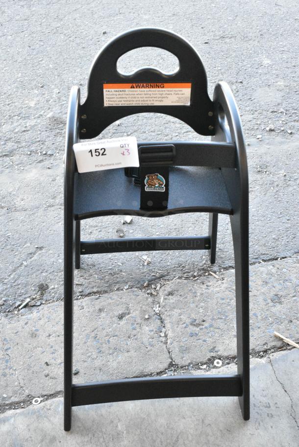 3 Koala Kare Black High Chair. 3 Times Your Bid! - Image 2 of 6