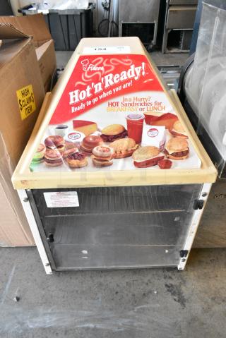 Stainless Steel Countertop Heated Display Case Merchandiser. Tested and Working!