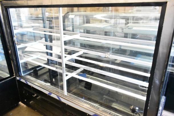 LIKE NEW! Gedun Metal Commercial Floor Style Deli Display Case Merchandiser on Commercial Casters. 208 Volts, 1 Phase. - Image 4 of 9