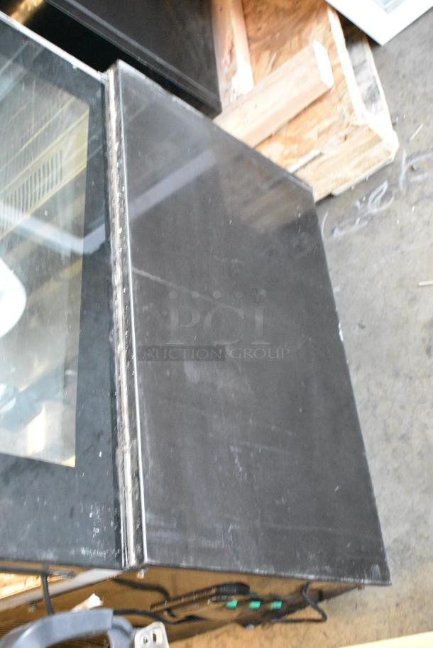 LIKE NEW! Gedun Metal Commercial Floor Style Deli Display Case Merchandiser on Commercial Casters. 208 Volts, 1 Phase. - Image 9 of 9