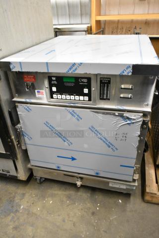 2018 Winston CVap CAC507GR Stainless Steel Commercial Undercounter Heated Holding Cabinet on Commercial Casters. 208 Volts, 1 Phase.