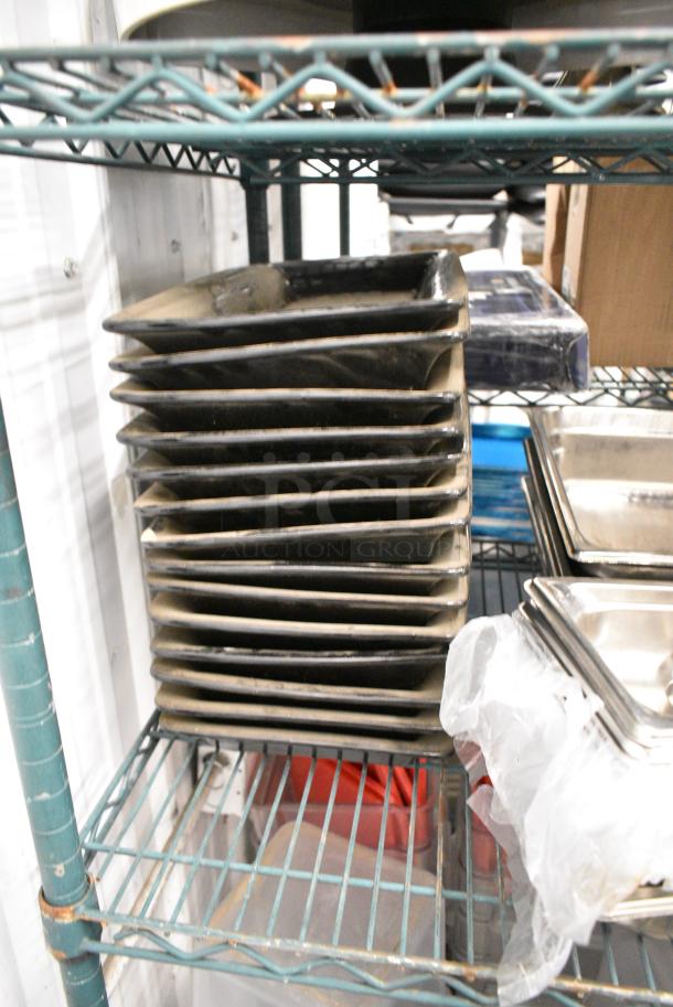 ALL ONE MONEY! Tier Lot of 65 Various Items Including Stainless Steel Drop In Bins, metal Bins and Utensils. - Image 4 of 4