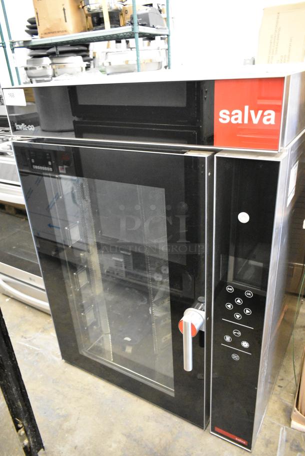 BRAND NEW! 2022 Salva 2010 KX-9+H Stainless Steel Commercial Countertop Electric Powered Convection Oven. Does Not Have Pan Rack. 208-240 Volts, 3 Phase. - Image 3 of 8