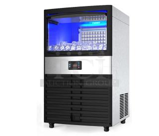 BRAND NEW SCRATCH AND DENT! Hoocoo HCIM-40 Stainless Steel Commercial Undercounter Self Contained Ice Machine. 115 Volts, 1 Phase.