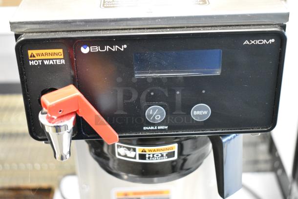 BRAND NEW SCRATCH AND DENT! 2024 Bunn AXIOM-DV-APS Stainless Steel Commercial Countertop Coffee Machine w/ Hot Water Dispenser and Poly Brew Basket. 120 Volts, 1 Phase. - Image 4 of 8